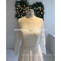 new style alibaba long sleeves islamic wedding dress casual beach wedding dresses 2016